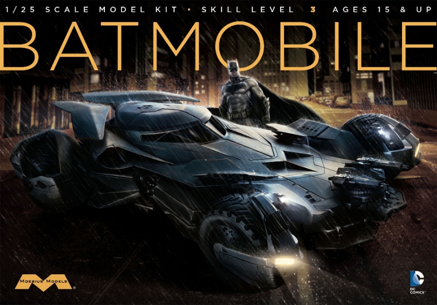 Batman Vs. Superman Dawn Of Justice Batmobile Model Kit - Click Image to Close