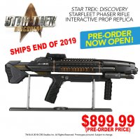 Star Trek Discovery Starfleet Phaser Rifle Interactive Prop Replica (Standard Edition)