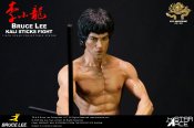 Bruce Lee Kali Sticks Fight Deluxe 1/6 Scale Statue with Base and Backdrop