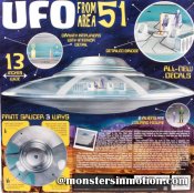 Area 51 UFO 1/48 Scale Model Kit Lindberg/Testors Re-Issue by Polar Lights