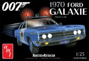 James Bond 007 Diamonds are Forever 1970 Ford Galaxie Police Car 1/25 Scale Model Kit AMT Re-Issue