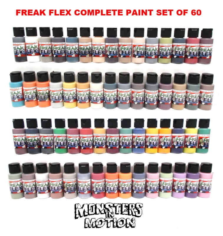 Freak Flex 60 Paint Deluxe Complete Set of 60 Colors - Click Image to Close