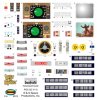 Lost In Space Jupiter 2 II 1/35 Scale 18 Inch Stock Interior Model Decals Set