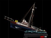 Jaws Attack Shark and Orca Boat 1/20 Scale Diorama Statue (3.5 FEET LONG)