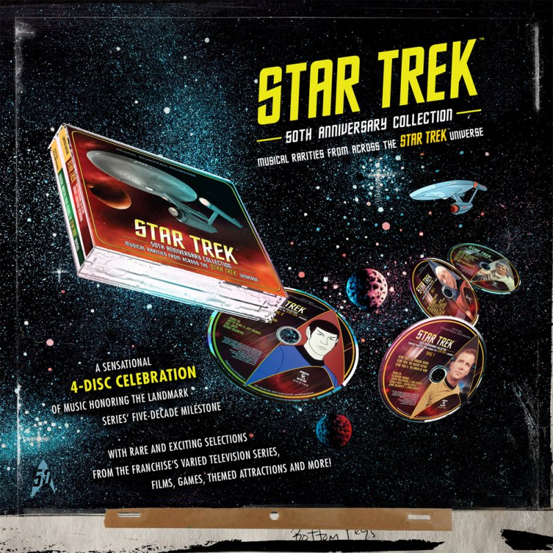 Star Trek 50th Anniversary Soundtrack Collection 4 CD Set Animated Series  Star Trek 50th Anniversary Soundtrack Collection 4 CD Set Animated Series  [19CDS22] - $ : Monsters in Motion, Movie, TV Collectibles,