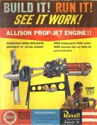 Allison Turbo Prop Engine Revell Re-Issue Model Kit by Atlantis