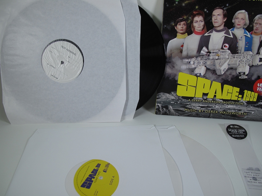 Space: 1999 Series 2 Soundtrack Vinyl 4 LP Set Derek Wadsworth TEST PRESSING - Click Image to Close