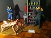 The Thing 2011 3 Figures Super Diorama Model Kit