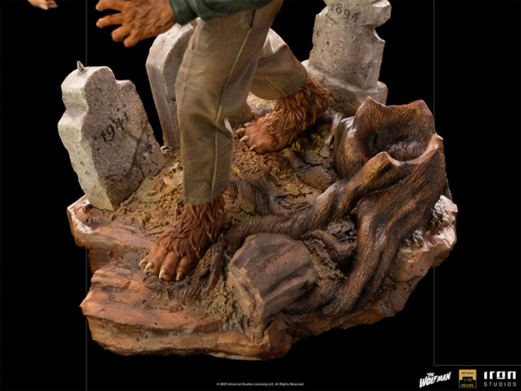 Wolf Man 1941 Lon Chaney Deluxe 1/10 Scale Statue Wolfman