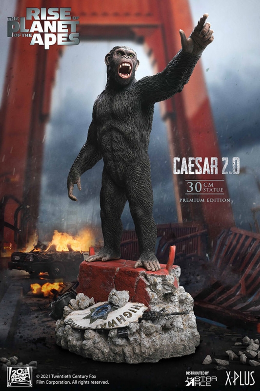 Planet of the Apes Caesar 2.0 Deluxe Premium Edition Statue - Click Image to Close
