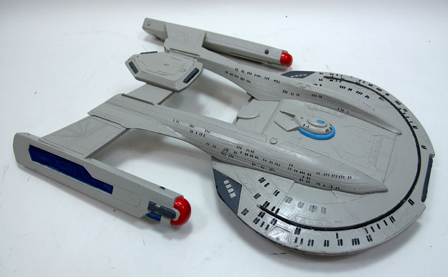 Star Trek The Next Generation Akira Class Starship Replica 12 Inch Long Built and Painted Model - Click Image to Close