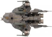 Battlestar Galactica Heavy Raptor Die-Cast 8.85" Ship