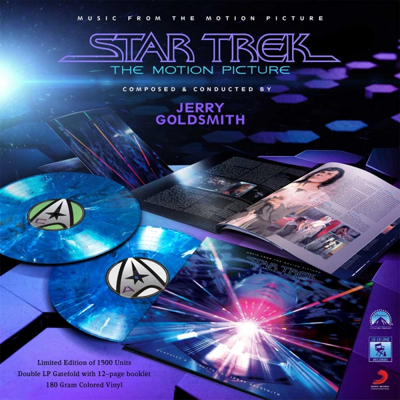 Star Trek The Motion Picture Soundtrack Vinyl LP Jerry Goldsmith 2LP Set LIMITED EDITION - Click Image to Close