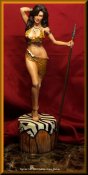 Warrior Girl 13" Tall Resin Model Kit