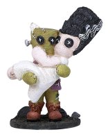 Frankenstein Frankie And The Bride Button Eye Figure