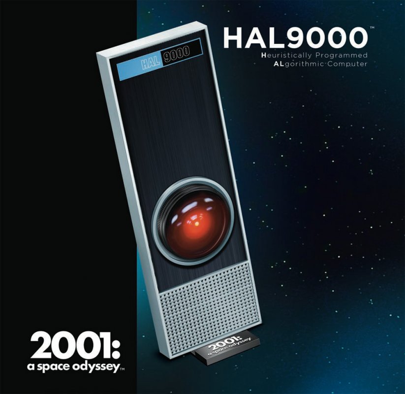 2001: A Space Odyssey Hal 9000 Model Kit with Lights by Moebius NEW! - Click Image to Close