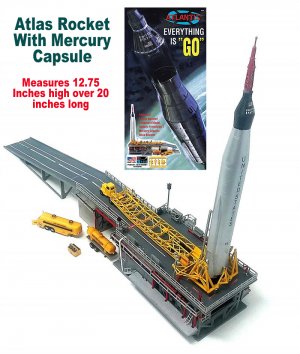 Mercury Capsule and Atlas Booster with Gantry 1/110 Scale Revell Reissue Model Kit Friendship 7