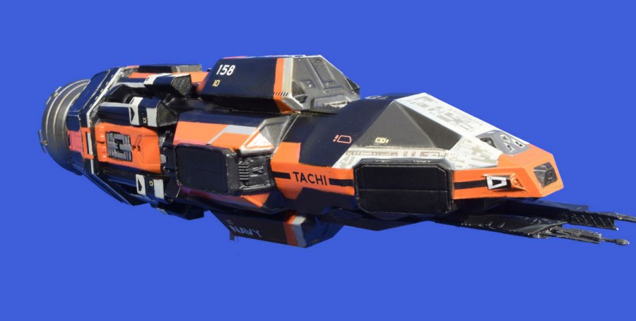 Expanse Rocinante 1/144 Scale Resin Model Kit - Click Image to Close