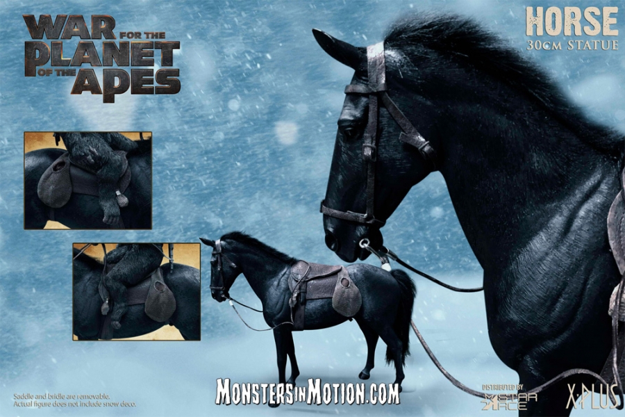 Planet of the Apes Caesar's Horse Statue - Click Image to Close