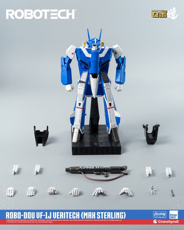 Macross Robotech VF-1J Veritech (Max Sterling) Robo-Dou Transforming Figure by ThreeZero - Click Image to Close
