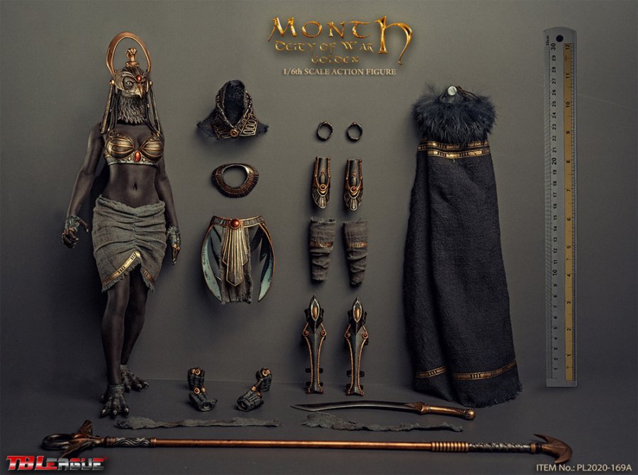 Month Deity of War Golden Egyptian 1/6 Scale Figure by TBLeague - Click Image to Close