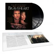 Braveheart 1995 Soundtrack LP 2 Disc Set James Horner & London Symphony Orchestra