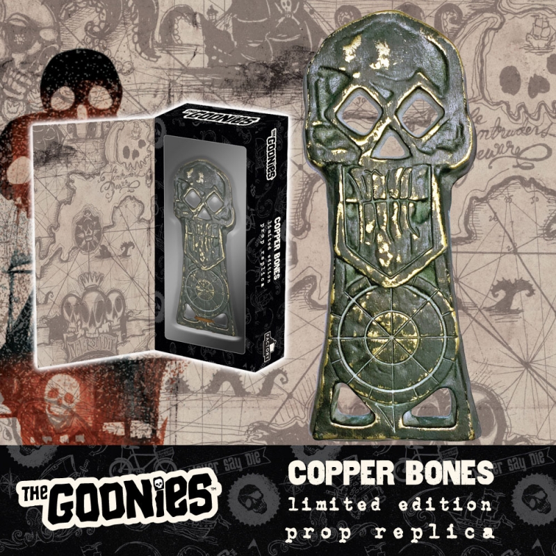 Goonies Copper Bones Skeleton Key Metal Prop Replica LIMITED EDITION - Click Image to Close