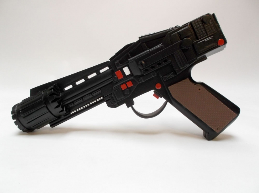 Battlestar Colonial Warrior Blaster Pistol Gun Lit Prop Replica - Click Image to Close