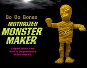 Motorized Monster Maker Bo Bo Bones Model Kit Topper