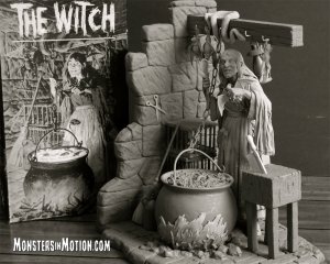 Witch Aurora Box Art Tribute Model Kit #13 by Jeff Yagher