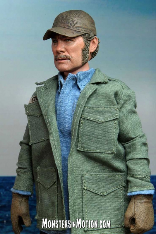 Jaws 1975 Sam Quint 8" Figure by Neca Robert Shaw - Click Image to Close