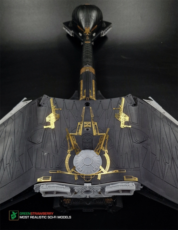 Star Trek Klingon Kronos One Deluxe Upgrade Detail Set for 1/350 Scale Polar Lights Model Kit - Click Image to Close