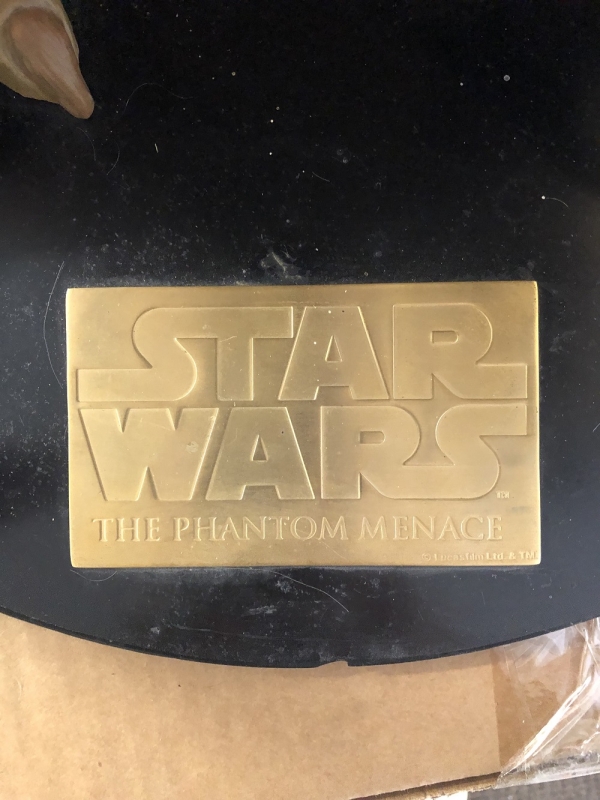 Star Wars: The Phantom Menace 3 FT Yoda Pepsi Promotional Rigid Foam/Multi-Media/AVS Plastic Statue 1999 w/ Metal Base - Click Image to Close