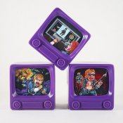 They Live Brainwash TV Series 3 Purple TV Set