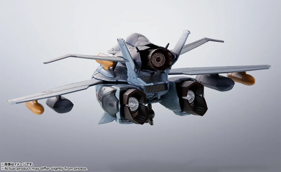Macross Zero VF-0A Phoenix Valkyrie with QF-2200D-B Ghost Hi-Metal R Transforming Figure - Click Image to Close