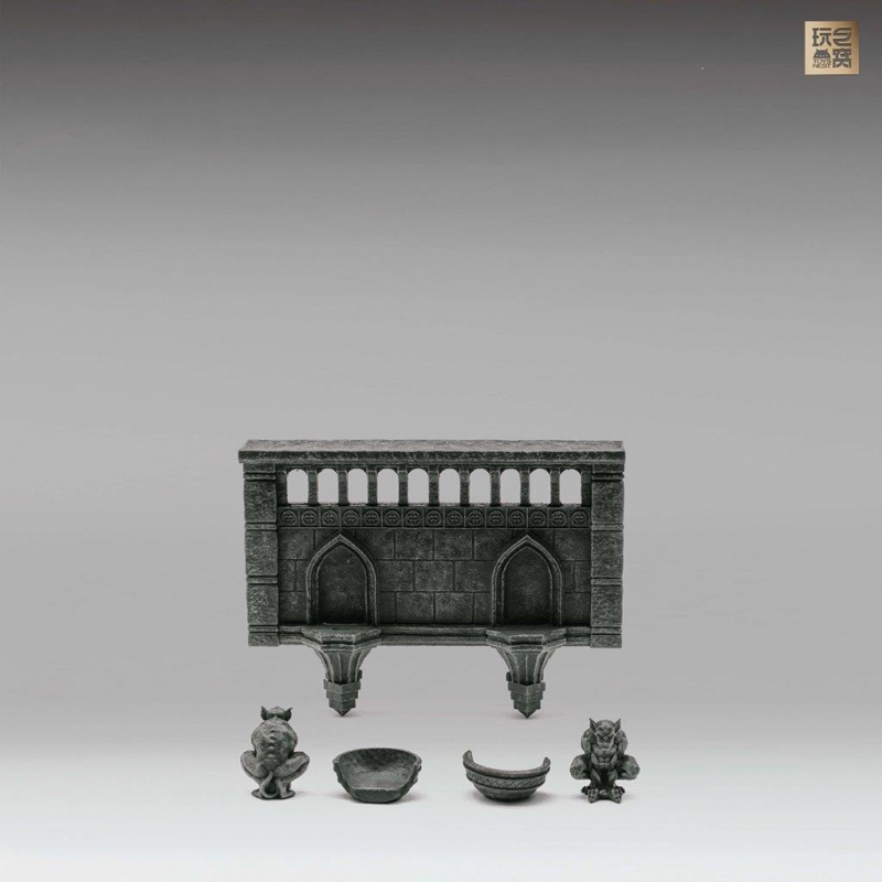 City of Shadows Dark Window Gothic Figure Diorama Base - Click Image to Close