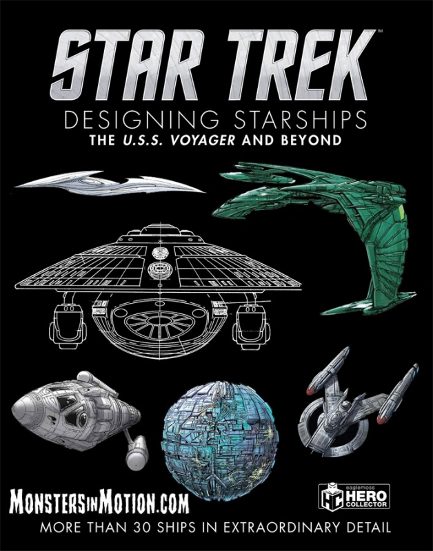 Star Trek Designing Starships Volume 2: Voyager and Beyond Hardcover Book - Click Image to Close
