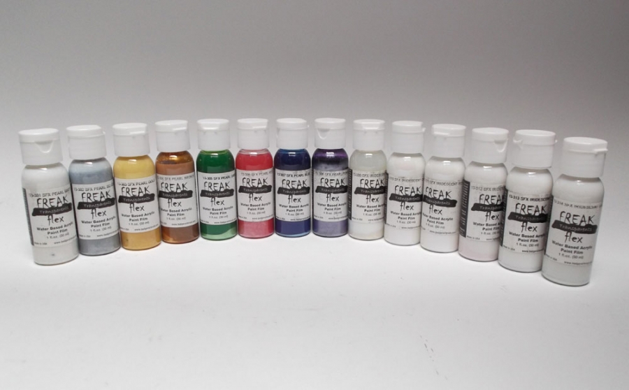 Freak Flex Paint SFX Transparent Tints Set of 14 Colors - Click Image to Close