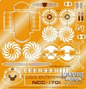 Star Trek (2009) and Star Trek Into Darkness USS Enterprise Model Kit from Revell Photoetch Detail Set