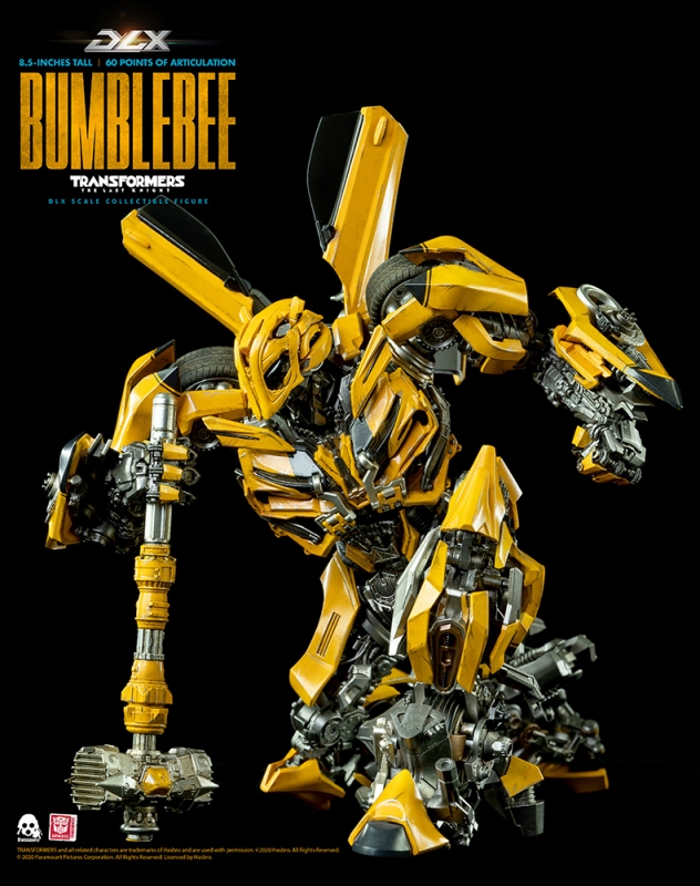 Transformers: The Last Knight DLX Bumblebee Figure by ThreeZero - Click Image to Close