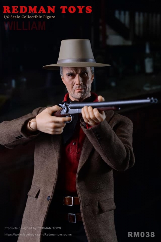 Unforgiven Cowboy William 1/6 Scale Figure by Redman - Click Image to Close