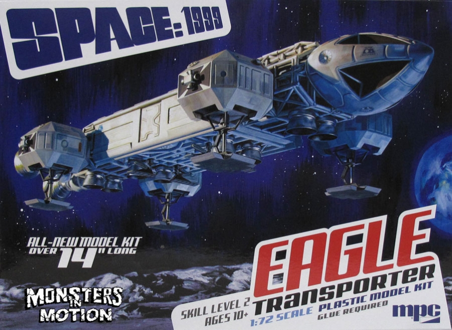 Space 1999 Eagle II Transporter 1/72 Scale 14" Model Kit - Click Image to Close