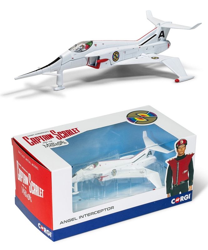 Captain Scarlet Classic Angel Interceptor Die-Cast Replica - Click Image to Close