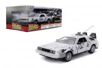 Back to the Future Time Machine Frosted Version 1/24 Die-Cast Metal Vehicle