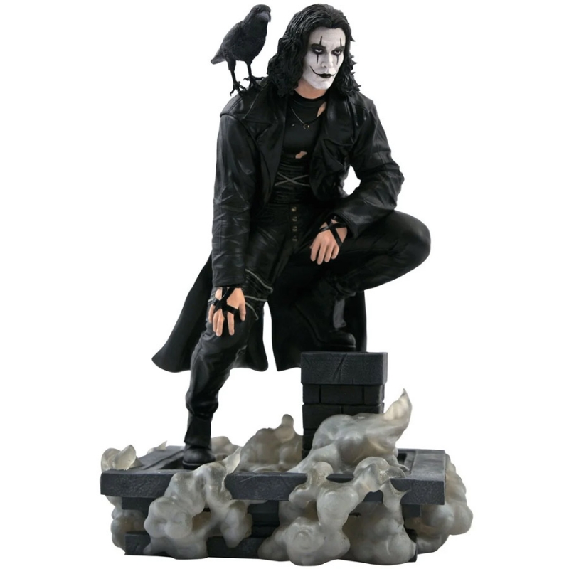 Crow 1994 Movie Brandon Lee Gallery Rooftop Statue - Click Image to Close
