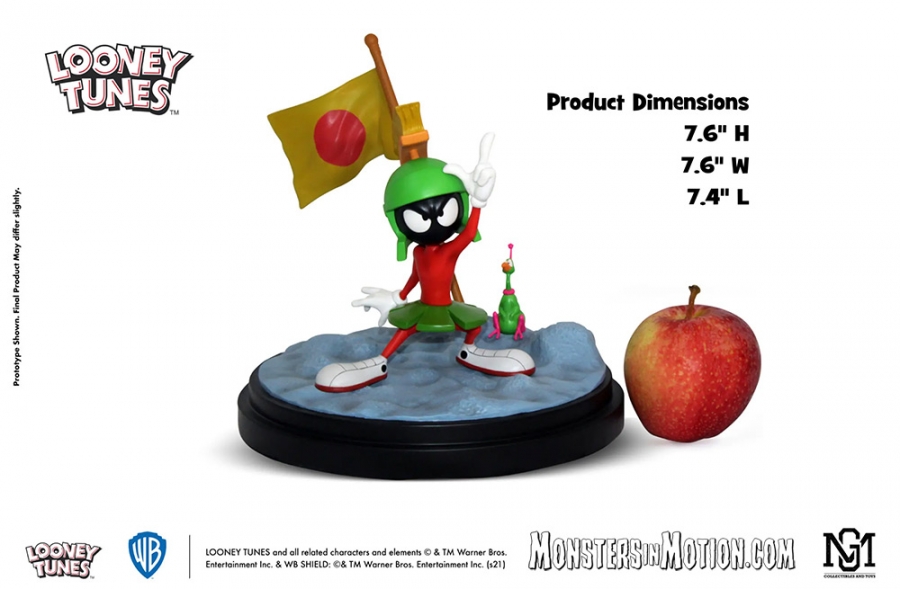 Looney Tunes Marvin The Martian 1/6 Scale Collectible Statue - Click Image to Close