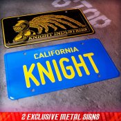 Knight Rider Collector's Metal Box F.L.A.G. Agent Kit