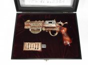 Zombie Gun In Case of Zombies Break Glass Display Case