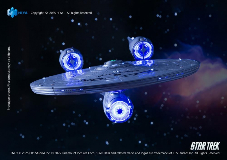 Star Trek 2009 U.S.S. Enterprise NCC-1701 15" ReplicaArt Series with Lights - Click Image to Close
