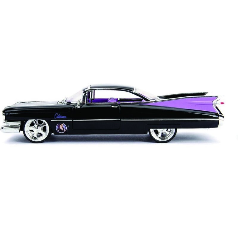 Catwoman 1959 Bombshell Cadillac Coupe Deville 1/24 Diecast Car - Click Image to Close